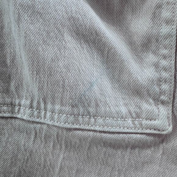 American Eagle Jeans Womens 8 Pink Cotton High Rise Wide Leg Patch Pocket - Picture 12 of 16